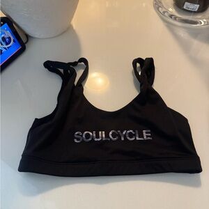 SoulCycle Charcoal Black Sports Bra